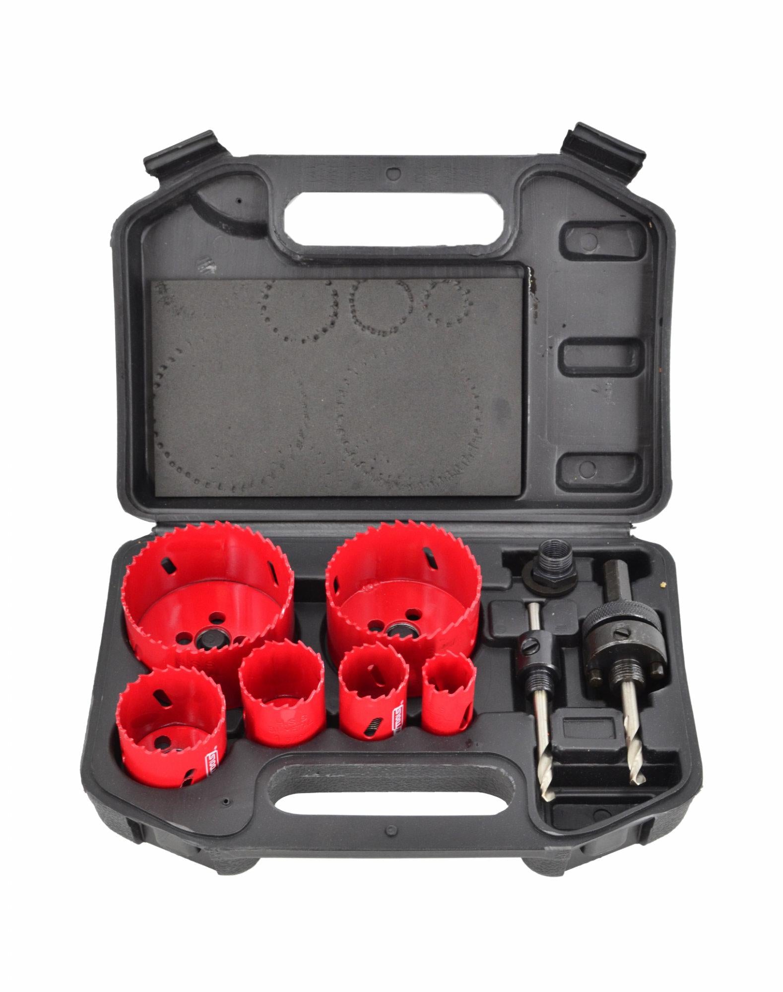AWTOOLS SET BIMETALL-LOCHSÄGEN 8-tlg. 22-73mm