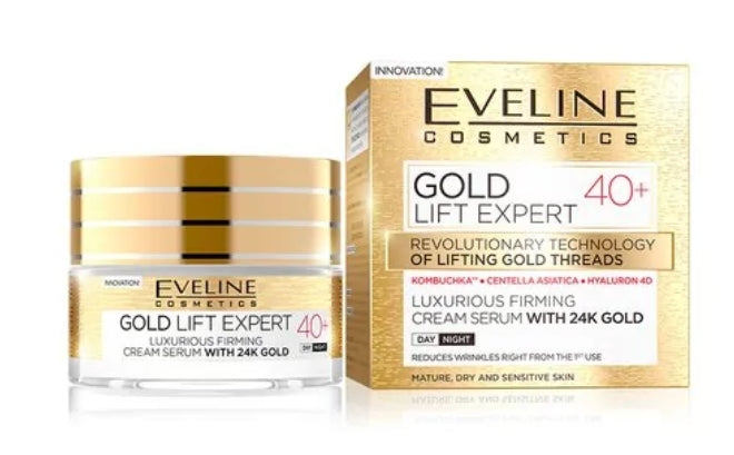 EVELINE COSMETICS - Eveline Gold Lift Expert 40+ Tages- und Nachtcreme 50 ml