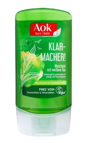 AOK - Aok, Duschgel mit Weißtee-Extrakt, 150 ml