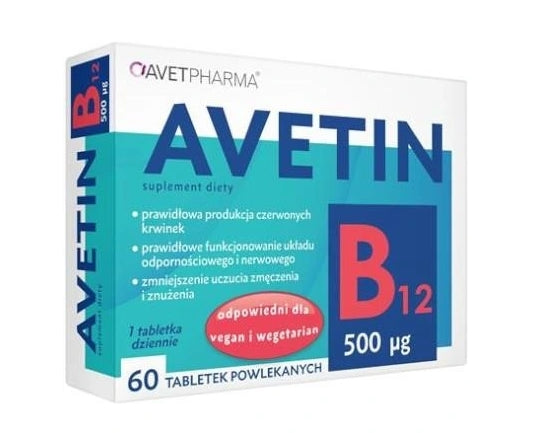 AVET PHARMA - Avetin B12 500 µg, 60 Tabletten