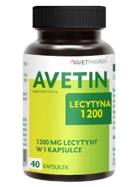 AVET PHARMA - Avetin Lecithin 1200, 40 Kapseln