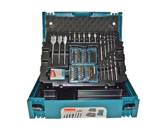 MAKITA BOHRER- UND BITS-SET 62-tlg. MAKPAC