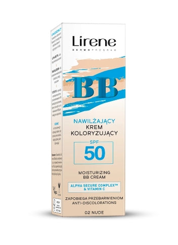 LIRENE - Lirene Moisturizing BB Cream SPF 50 02 Nude, 30 ml