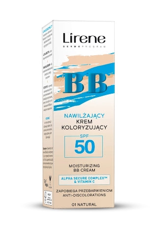 LIRENE - Lirene Moisturizing BB Cream SPF 50 01 Natural, 30 ml