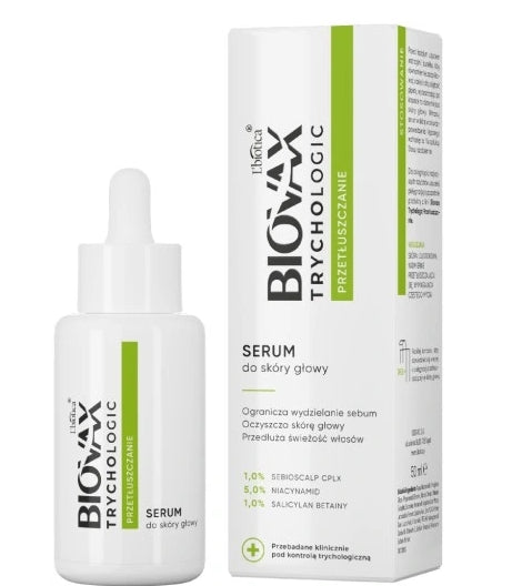 L'BIOTICA - Biovax Trychological Serum für fettige Kopfhaut, 50 ml