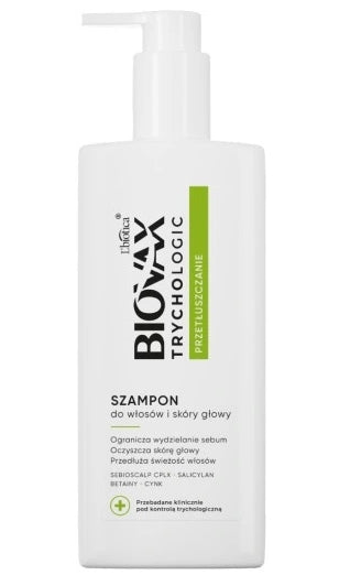 L'BIOTICA - Biovax Trychological Oily Shampoo für Haar und Kopfhaut, 200 ml – Lange Haltbarkeit!