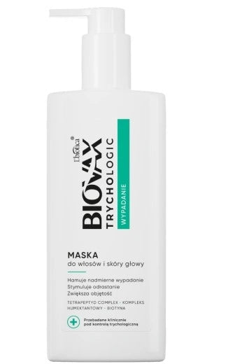 L'BIOTICA - Biovax Trychological Loss Mask für Haar und Kopfhaut, 200 ml