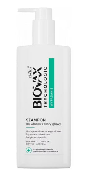 L'BIOTICA - Biovax Trychological Loss Shampoo für Haar und Kopfhaut, 200 ml