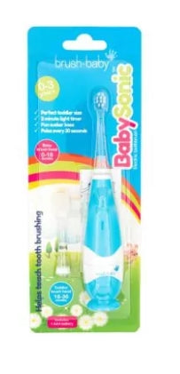 ARS DENTAL - Brush Baby Sonic Zahnbürste für Kinder von 0–3 Jahren, blau