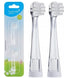 ARS DENTAL - Brush-Baby Baby Schallköpfe für Schallzahnbürsten 0-18 m, 2 Stück
