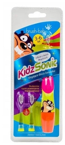 ARS DENTAL - Brush-Baby Kidz Sonic Schallzahnbürste für Kinder im Alter von 3–6 Jahren
