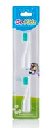 ARS DENTAL - Brush-Baby Go Kidz Ersatzköpfe für eine Reisezahnbürste, 2 Stück