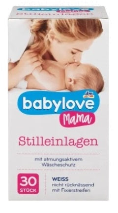 BABYLOVE - Babylove, Mama Stilleinlagen, weiß, 30 Stück