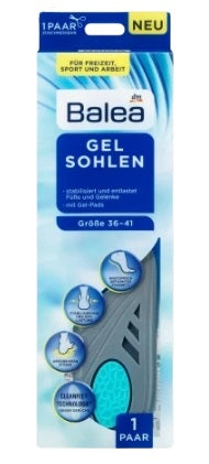 BALEA - Balea, Geleinlagen, Größe 36-41, 2 Stück