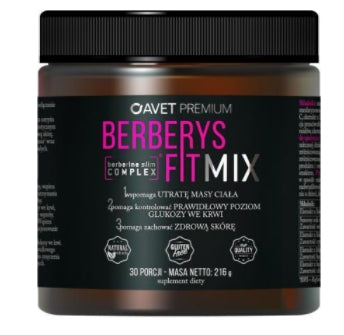 AVET PHARMA - Berberitzen-Fit-Mix, Pulver, 216 g