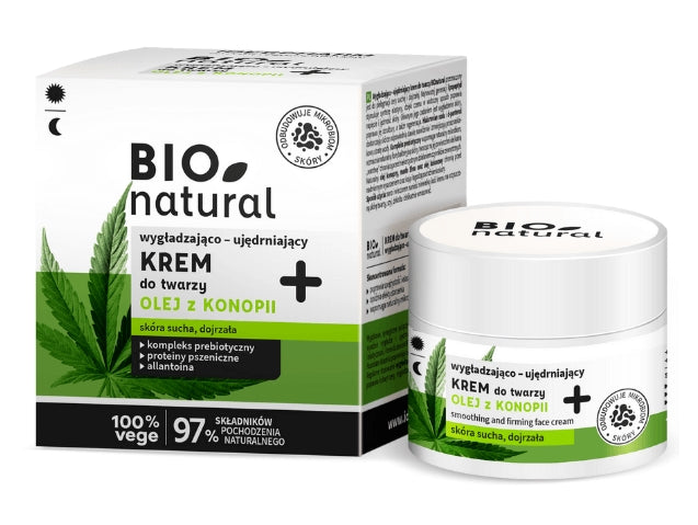 IDEEPHARM - Bio Natural, Glättende und straffende Tages-/Nachtcreme, 50 ml