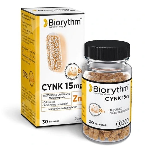 STADA - Biorythm Zink 15 mg, 30 Kapseln