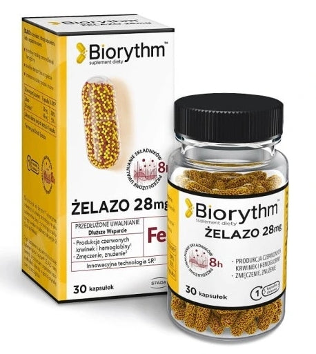 STADA - Biorythm Eisen 28 mg, 30 Kapseln