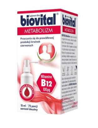 EGIS - Biovital Stoffwechselspray, 15 ml