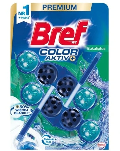BREF - Bref, Color Aktiv+ Eukalyptus Toilettenanhänger, 2 x 50g