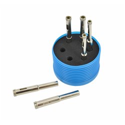 AWTOOLS SET KERAMIKKRONEN, 6-tlg. (2x6mm, 8, 10mm) FÜR TROCKEN-/NASSARBEITEN