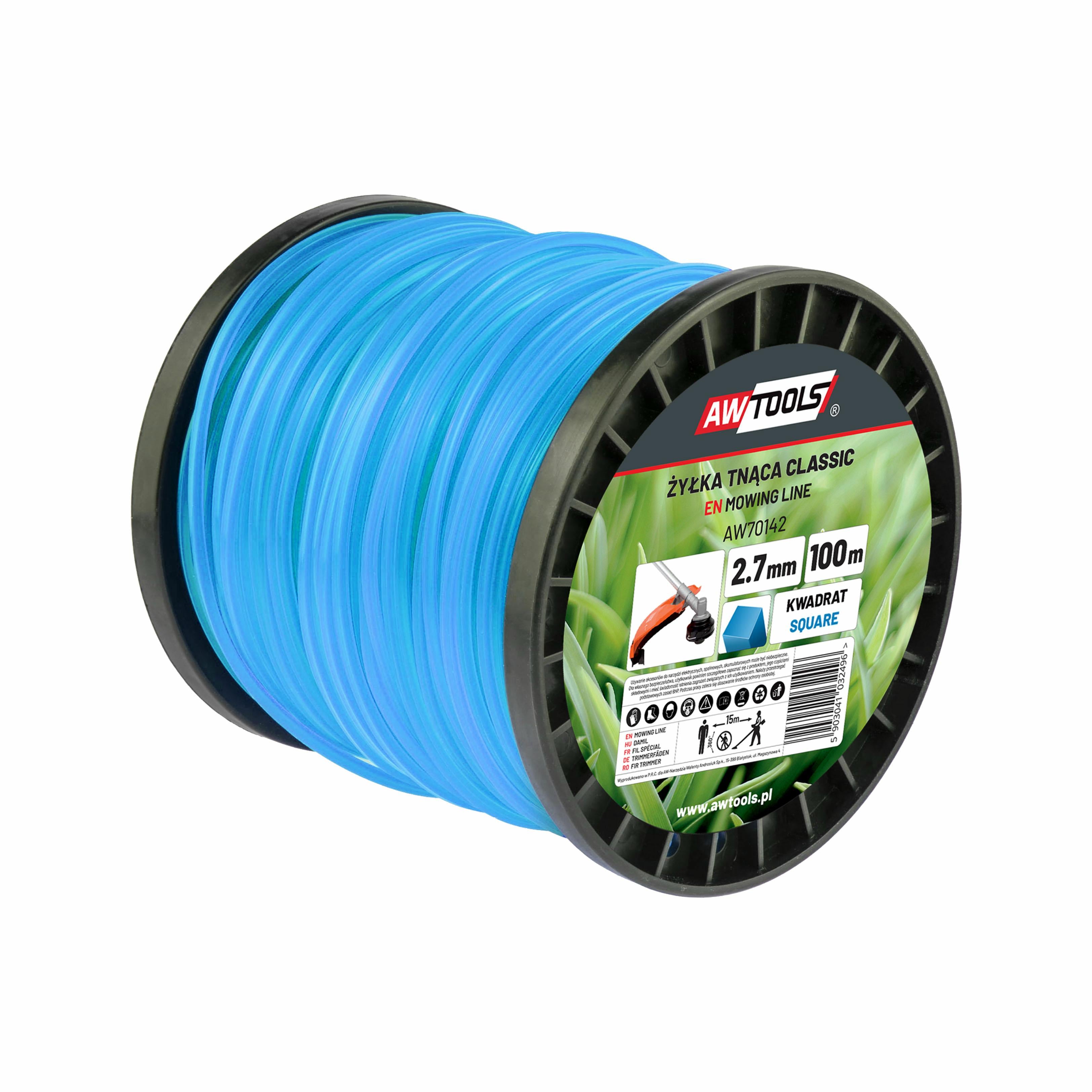 AWTOOLS CLASSIC SCHNEIDELINIE 3,0x100m / QUADRATISCH