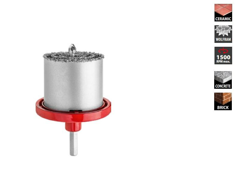 DREL WOLFRAM-LOCHSÄGEN 6 ELEMENTE. 33-53-67-73mm