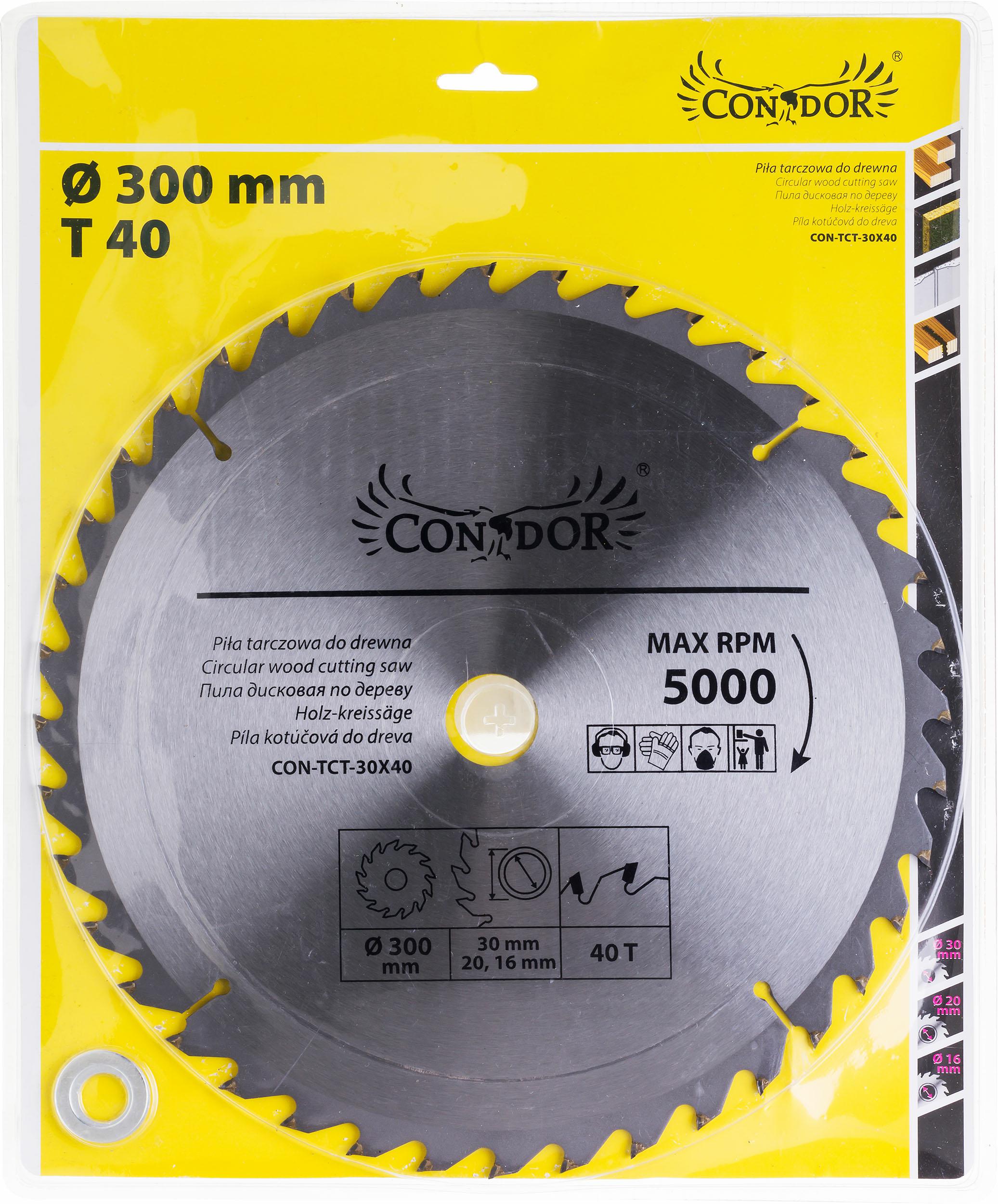 CONDOR WIDI KREISSÄGE 300 x 30 x 40 ZÄHNE