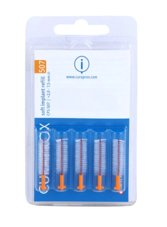 CURADEN - Curaprox CPS 507 Soft Implant Interdentalbürsten 5 Stück