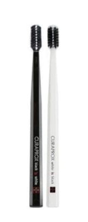 CURADEN - Curaprox, Set White is Black Zahnbürsten, 2 Stück