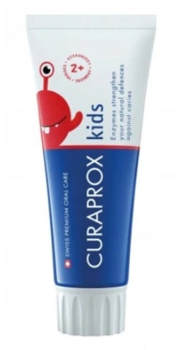 CURADEN - Curaprox Kids Erdbeer-Zahnpasta, 60 ml