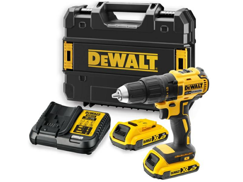 DEWALT BOHRSCHRAUBER/STEUER 18V 65/26Nm 2x2,0Ah LI-ION BRUSHLESS DCD777D2T