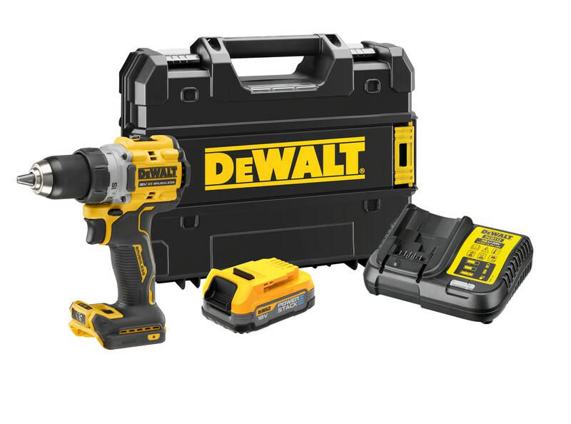 DEWALT BOHRSCHRAUBER 18V 90Nm BL 1x1,7Ah POWERSTACK DCD800E1T