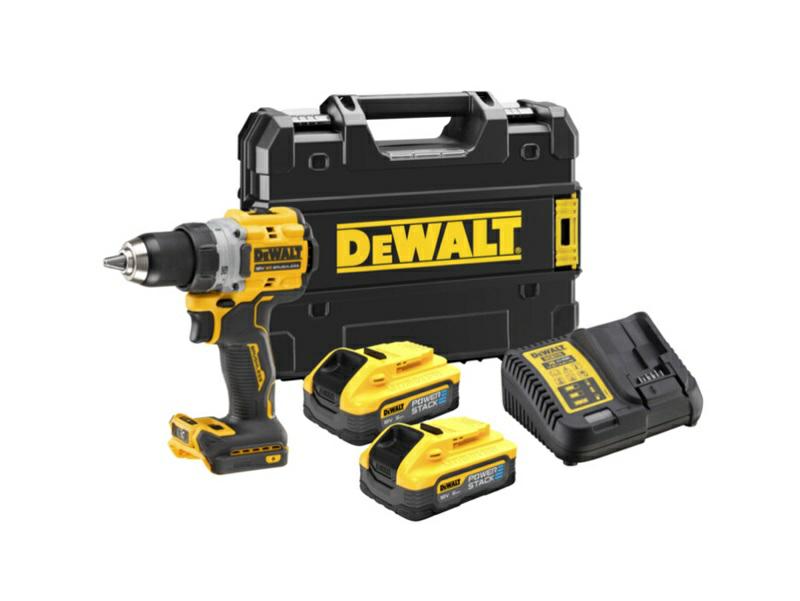 DEWALT BOHRSCHRAUBER/STEUER 18V 90Nm BL 2x5,0Ah POWERSTACK DCD800H2T