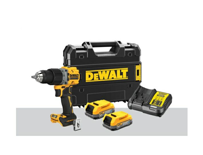DEWALT SCHLAGBOHRER/ANGETRIEBEN 18V 90Nm DCD805H2T 2x5.0Ah POWERSTACK