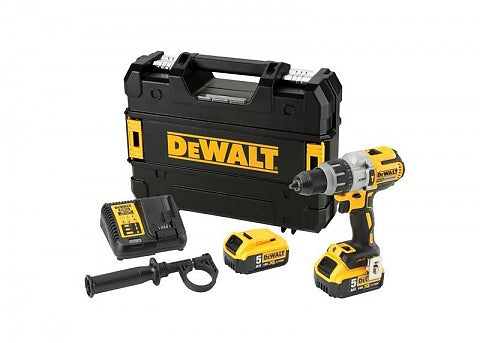 DEWALT SCHLAGBOHRSCHLAGSCHRAUBER 18V 95/66Nm 3-GANG 3 x 5,0Ah GEHÄUSE TSTAK DCD996P2