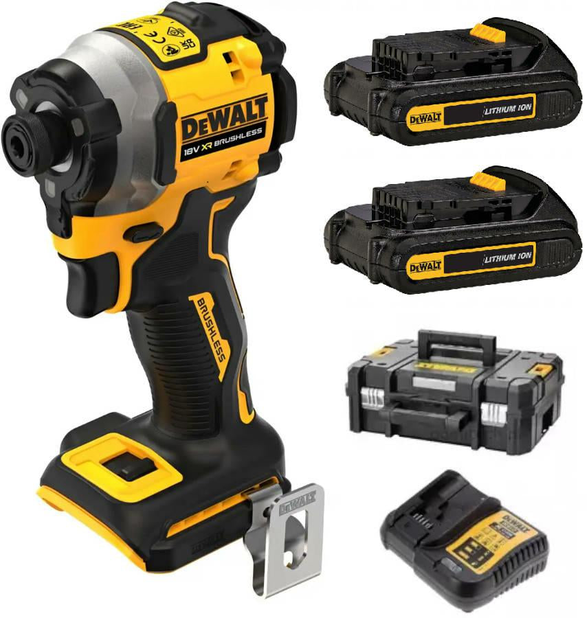 DEWALT.SCHLAGSCHLAGSCHRAUBER.18V 208Nm 2x2.0Ah TSTAK DCF850D2T