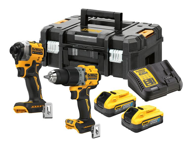 DEWALT.COMBO SET 18V DCD805 IMPACT DRIVER + DCF850 DRIVER 2x5.0Ah POWERSTACK DCK2050H2T