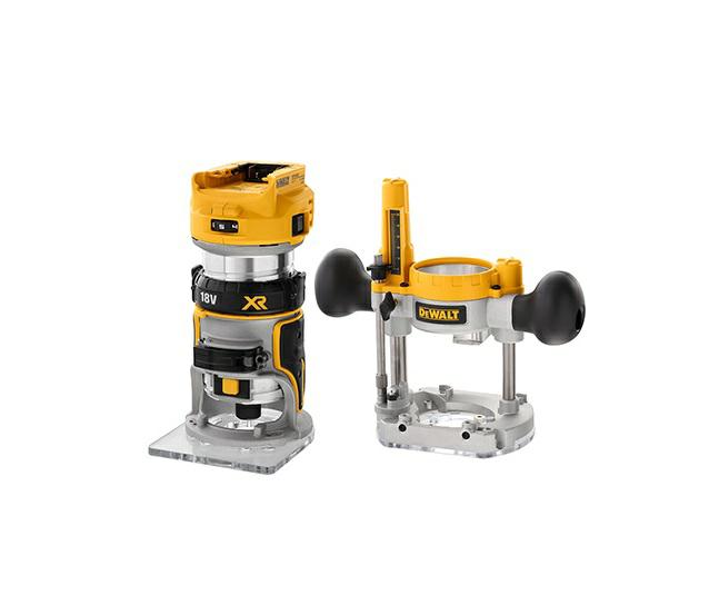 DEWALT FRÄSMASCHINE 18V 2in1 8mm OHNE BATTERIEN UND LADEGERÄT DCW604N