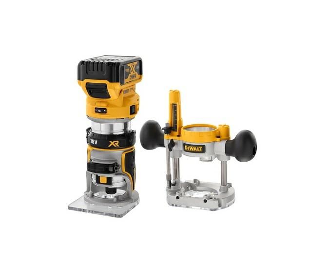 DEWALT FRÄSMASCHINE 18V 2in1 8mm 2x5,0Ah TSTAK DCW604P2