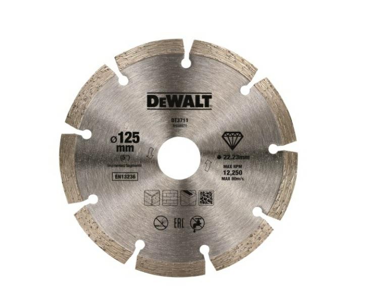 DEWALT DIAMANTSCHEIBE 125x1,7x22,2mm SEGMENTIERT