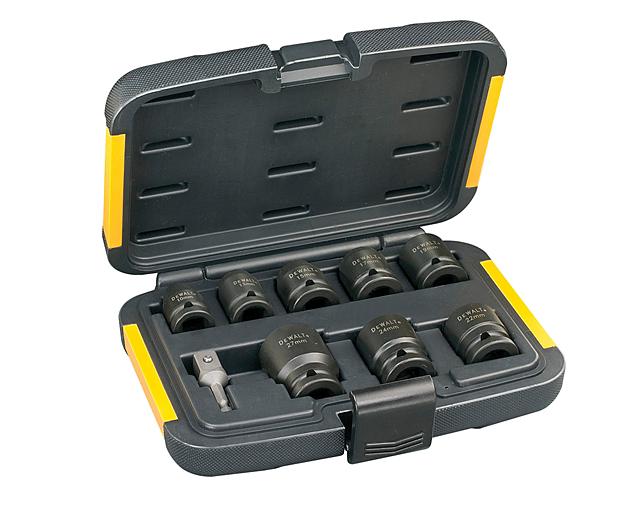 DEWALT 1/2" SCHLAGSTECKSCHLÜSSELSATZ 9 Stück