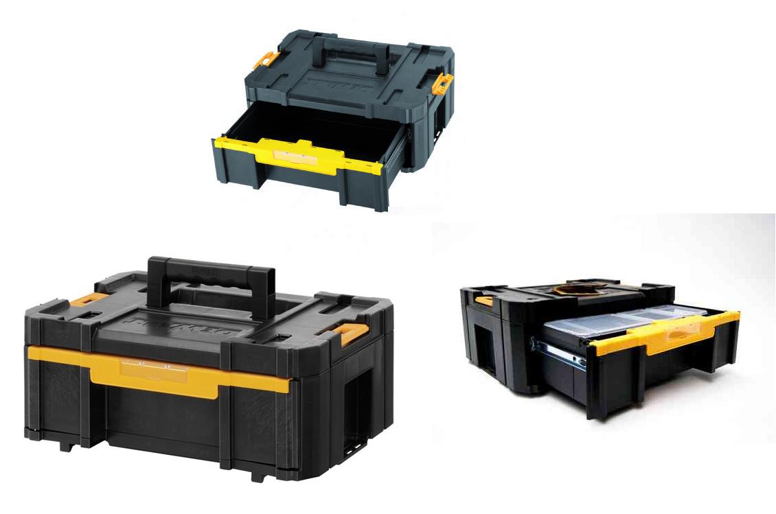 DEWALT WERKZEUGKASTEN TSTAK III SCHUBLADE + 6 ORGANISATOREN DWST1-70705