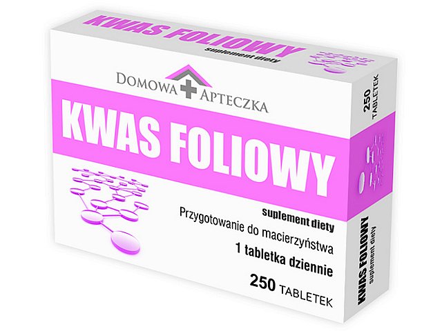 DOMOWA APTECZKA - Erste-Hilfe-Set für Zuhause Folsäure 04 mg 250 Tabletten