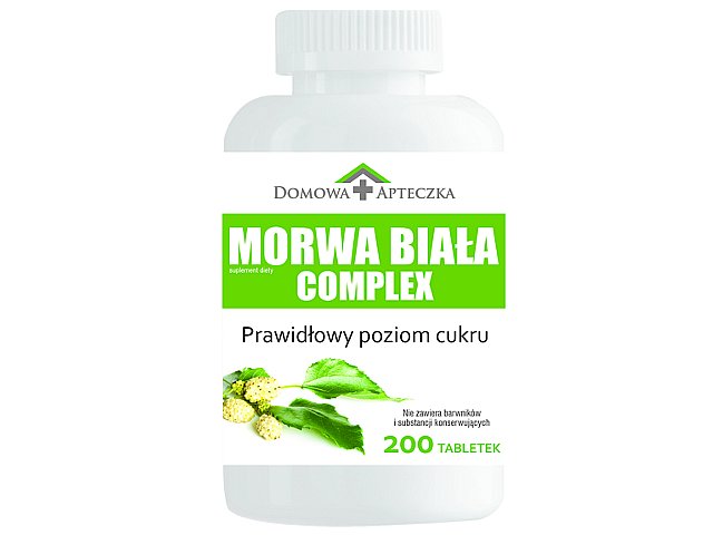 DOMOWA APTECZKA - Erste-Hilfe-Set für Zuhause Morwa White Complex 200 Tabletten