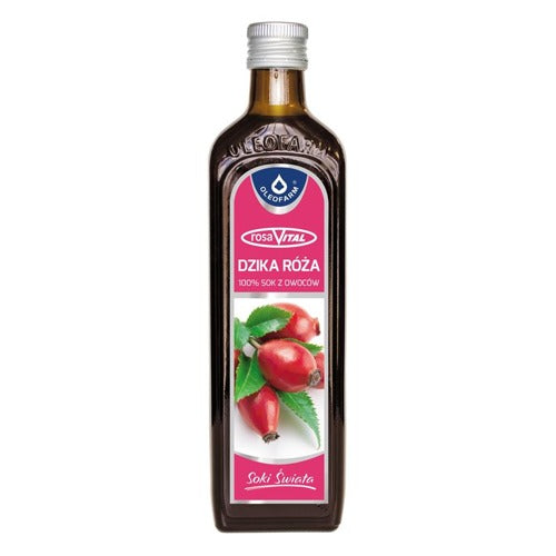 OLEOFARM - Wildrose 100% Rosa Fruchtsaft Vital 490 ml