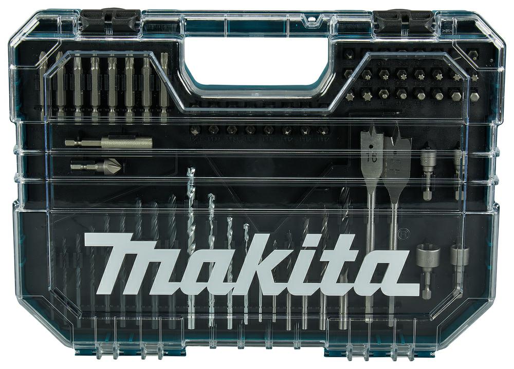 MAKITA BOHRER- UND BITS-SET 75-tlg.