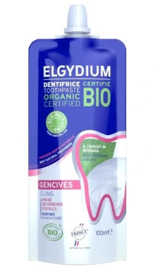 PIERRE FABRE - Elgydium BIO Gums Zahnpasta für gereiztes Zahnfleisch, 100 ml