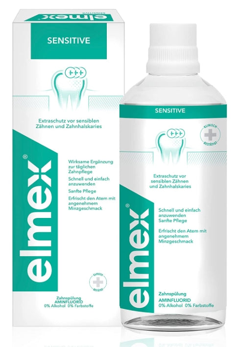 ELMEX - Elmex Sensitive, Spülung für empfindliche Zähne, 400 ml