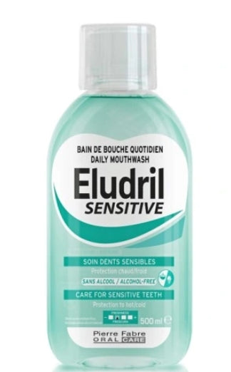 PIERRE FABRE - Eludril Sensitive Mundwasser, 500 ml
